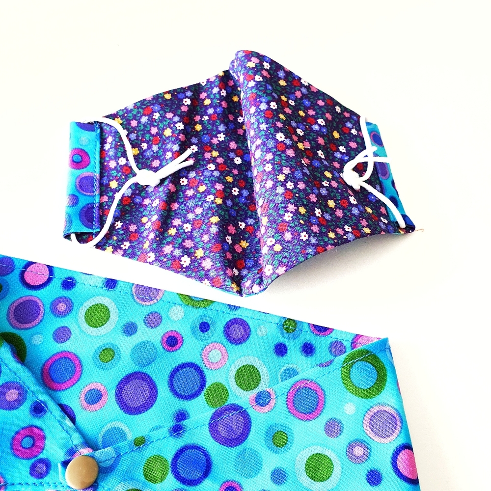 3 for $15 * Pablo Snap On Dog Bandanas & Face Mask - Picture 6 of 12